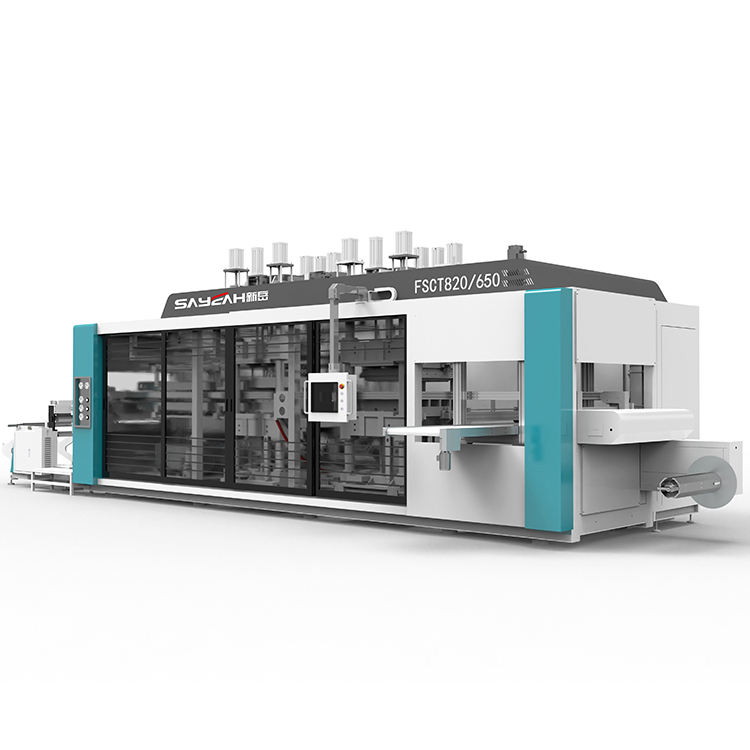 FSCT-820/650 Intelligence Pressure and Vacuum Multi-Station Thermoforming Machine