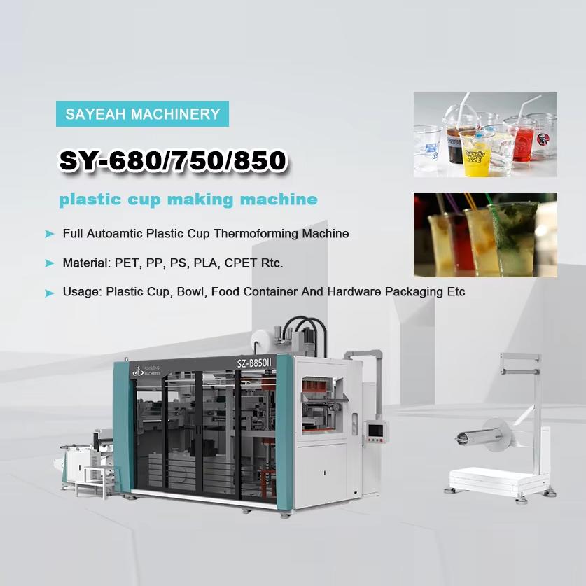 SY-680/750/850  Plastic Cup Making Machine